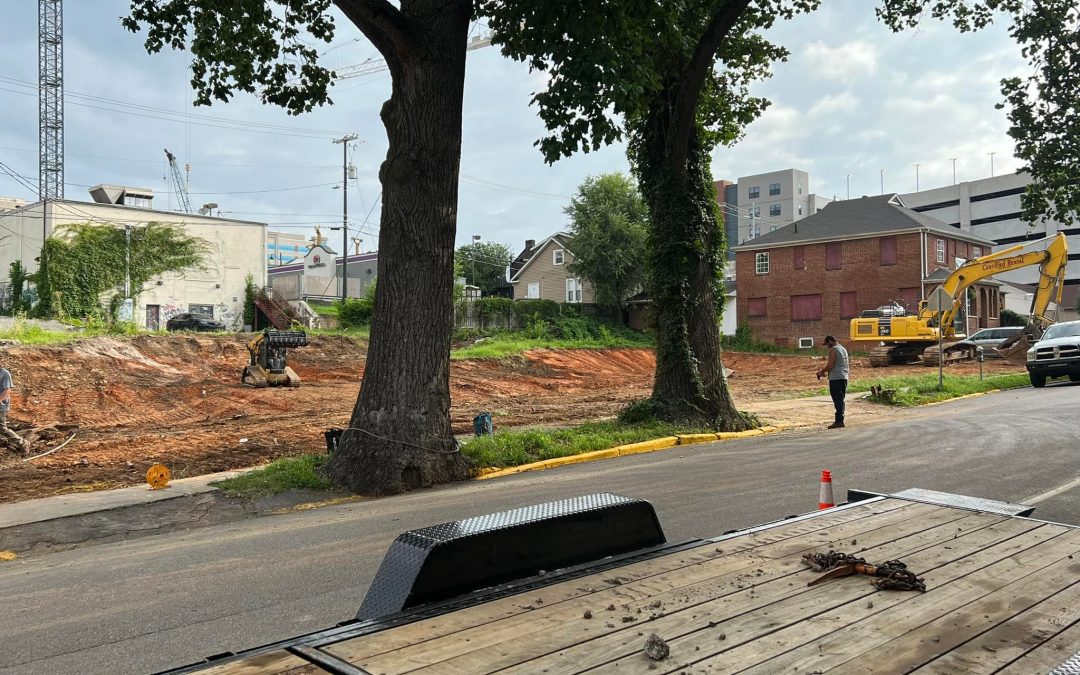 Lot Clearing for a New Build in Knoxville